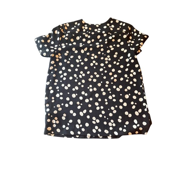 & Other Stories Black & White Polka Dot Blouse With Button Detail - Picture 7 of 7